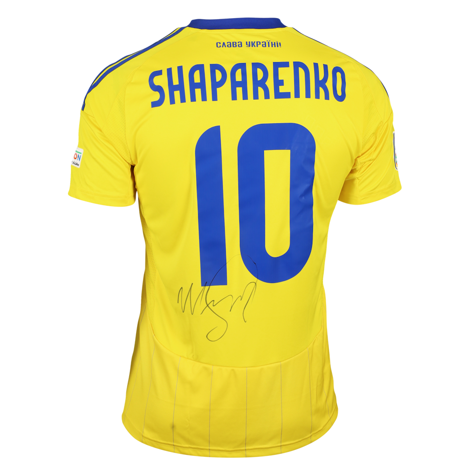 来自Ukraine的Mykola Shaparenko球衣