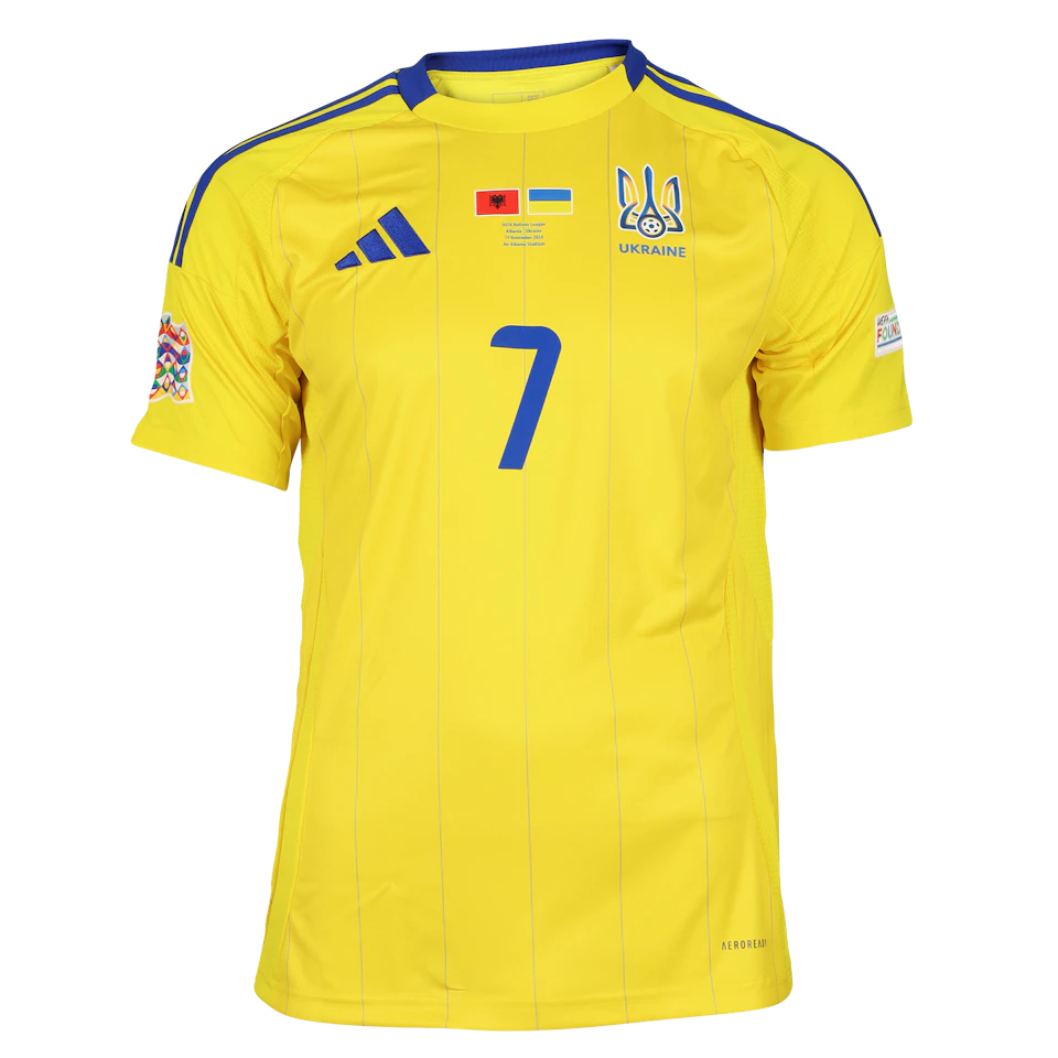 Shirt van Mykhailo Mudryk Ukraine