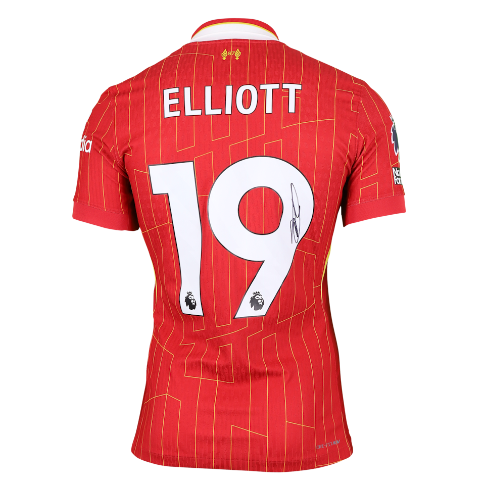 Harvey Elliot Liverpool shirt