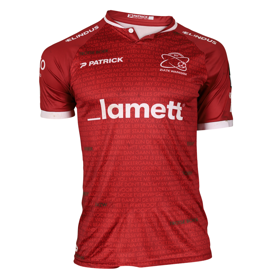 Nicolas Rommens SV Zulte Waregem jersey