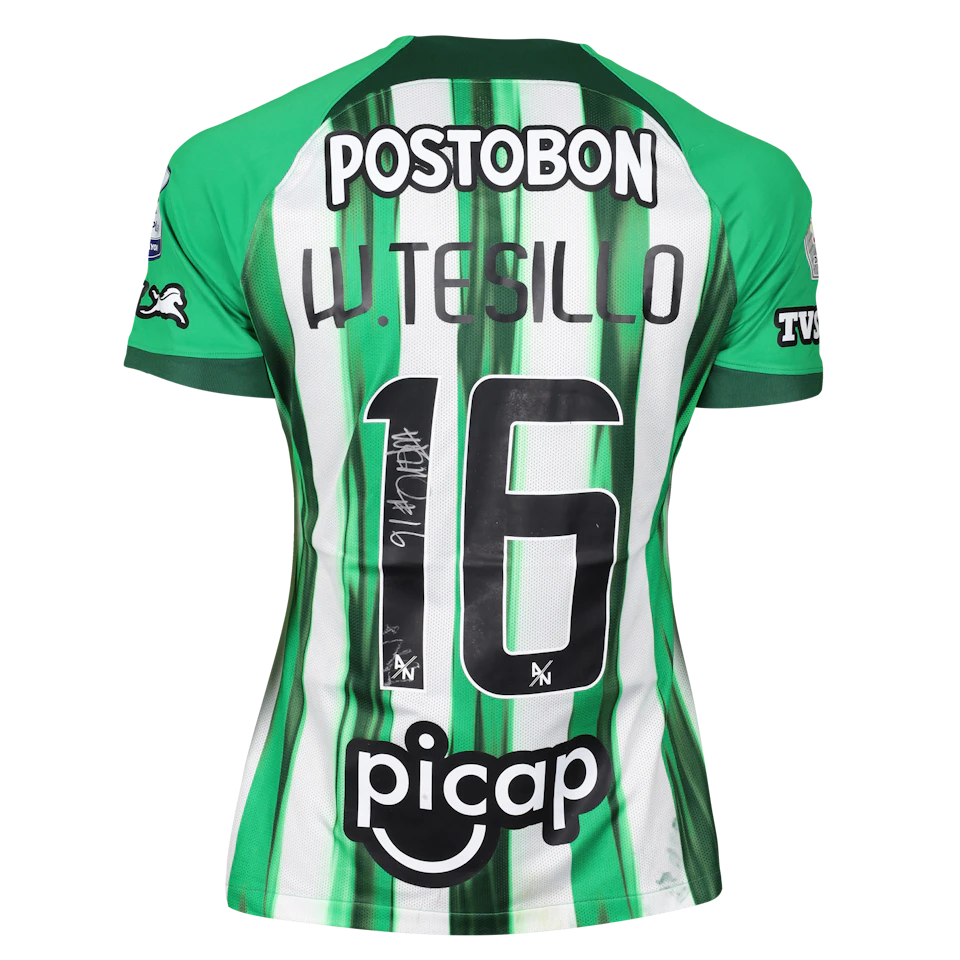 来自Atlético Nacional的William José Tesillo Gutiérrez球衣