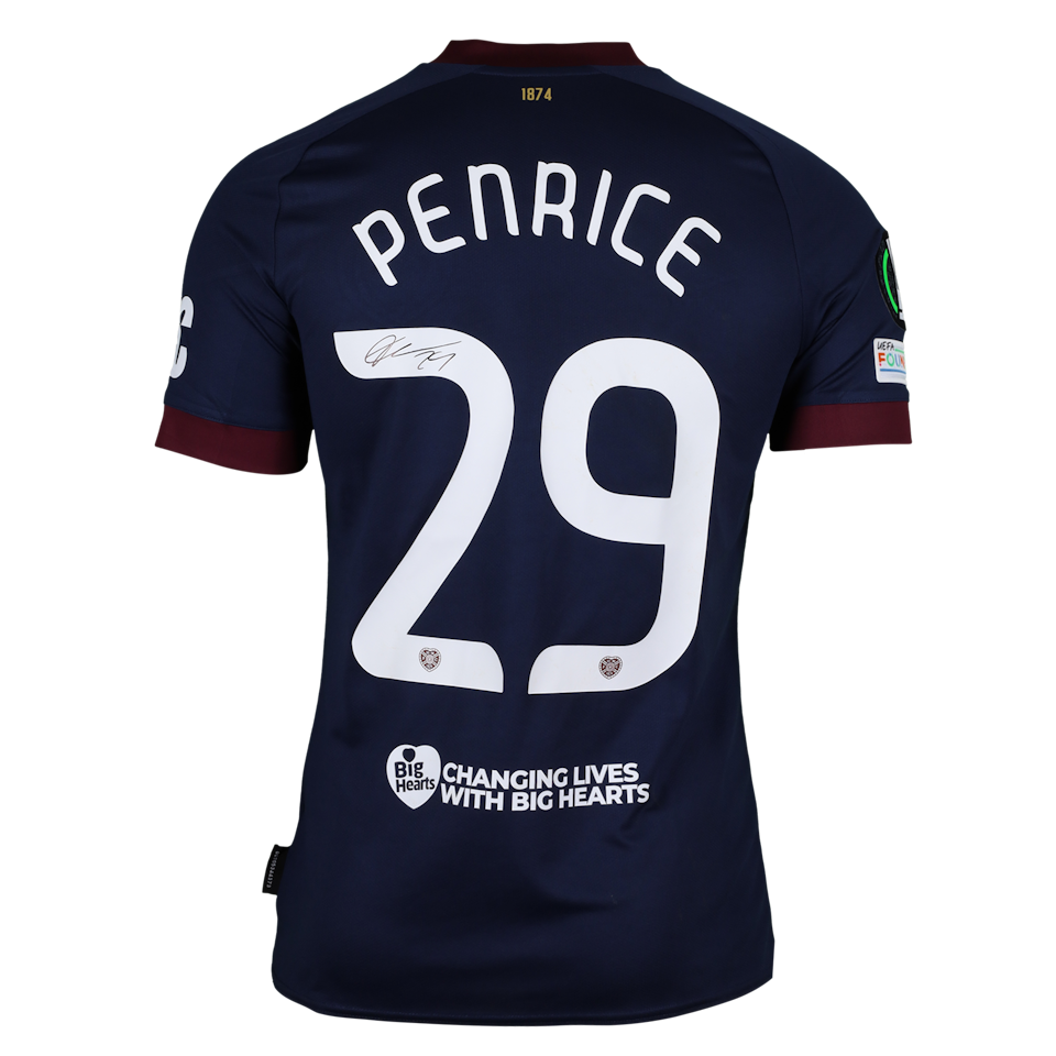 James Penrice Heart of Midlothian shirt