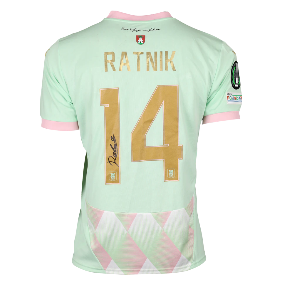 来自NK Olimpija Ljubljana的Marcel Ratnik球衣