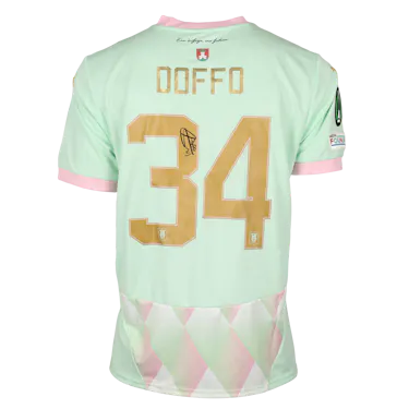 本物のAgustin Doffoサイン入りサッカーシャツを探す