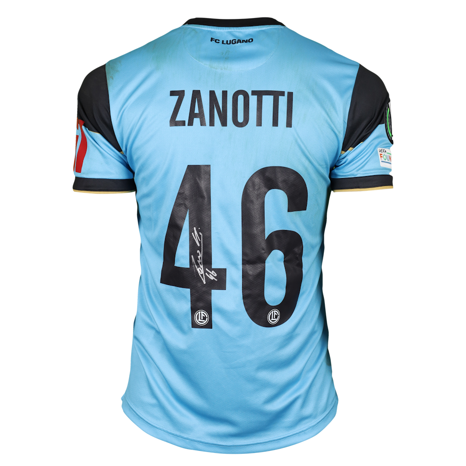 Mattia Zanotti FC Lugano shirt