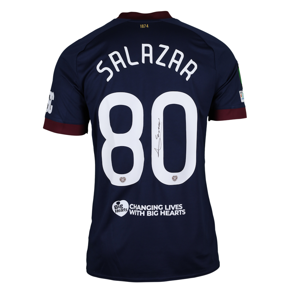 Andrés Salazar Osorio Heart of Midlothian shirt