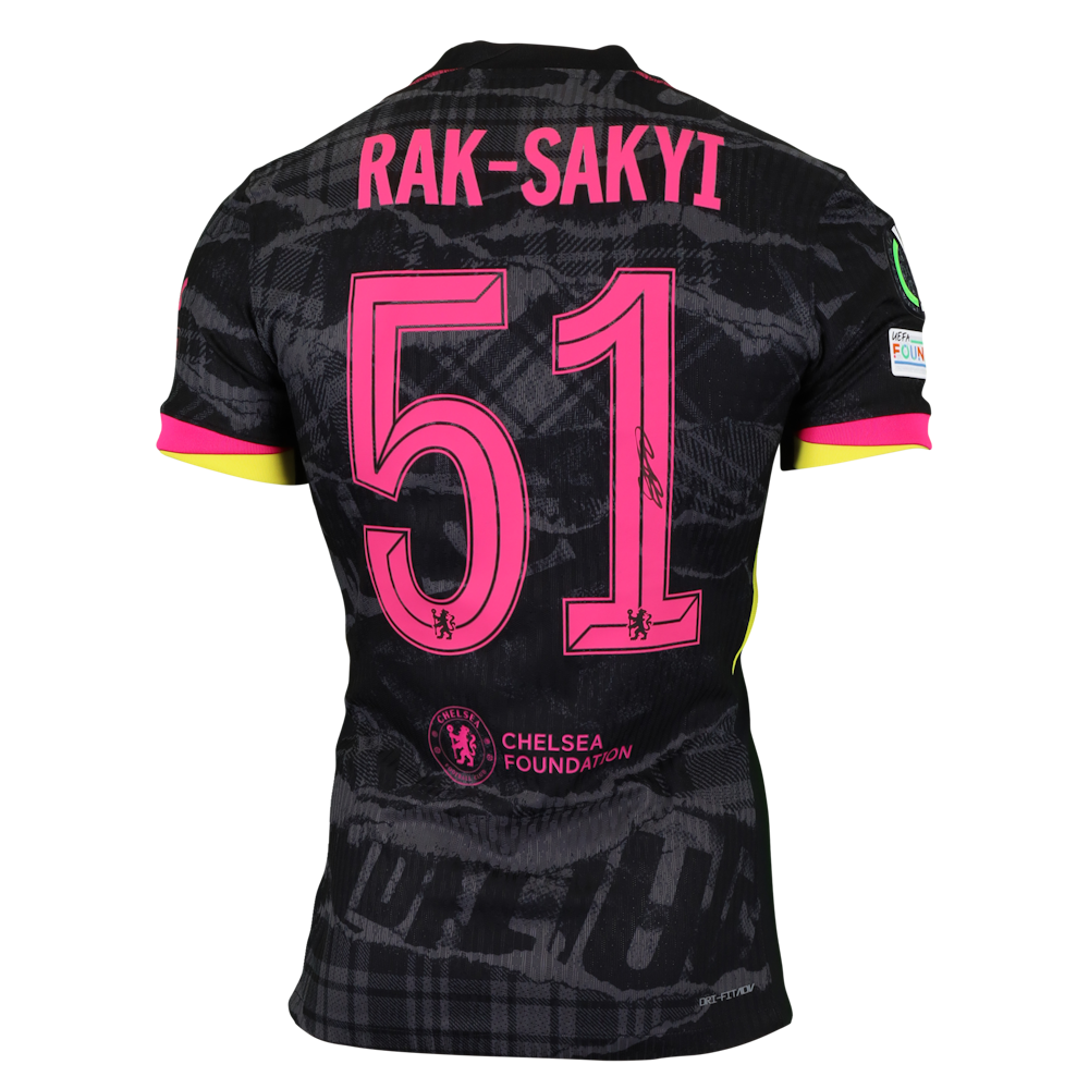 Sam Rak Sakyi Samuel Rak-Sakyi | FC Astana - Chelsea | MatchWornShirt