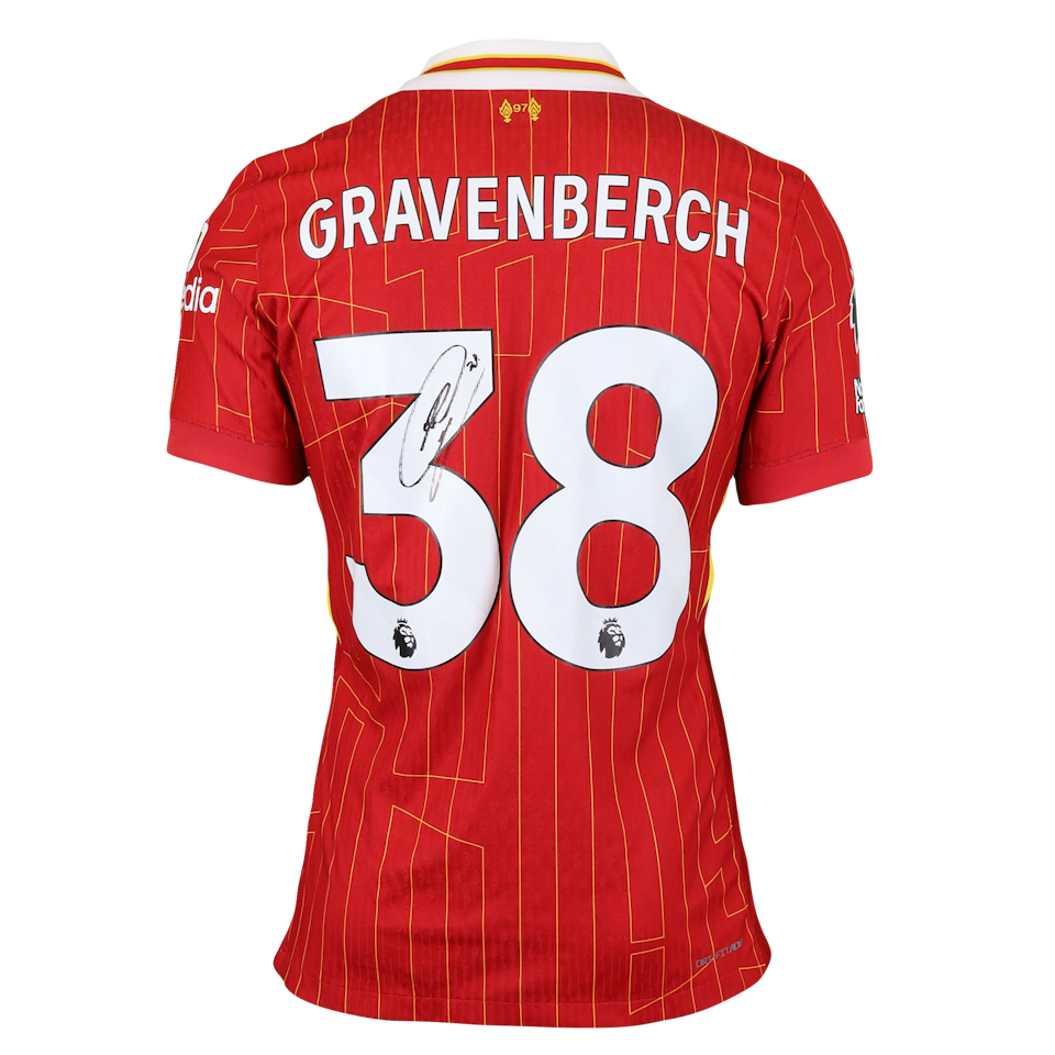 Ryan Gravenberch Liverpool shirt