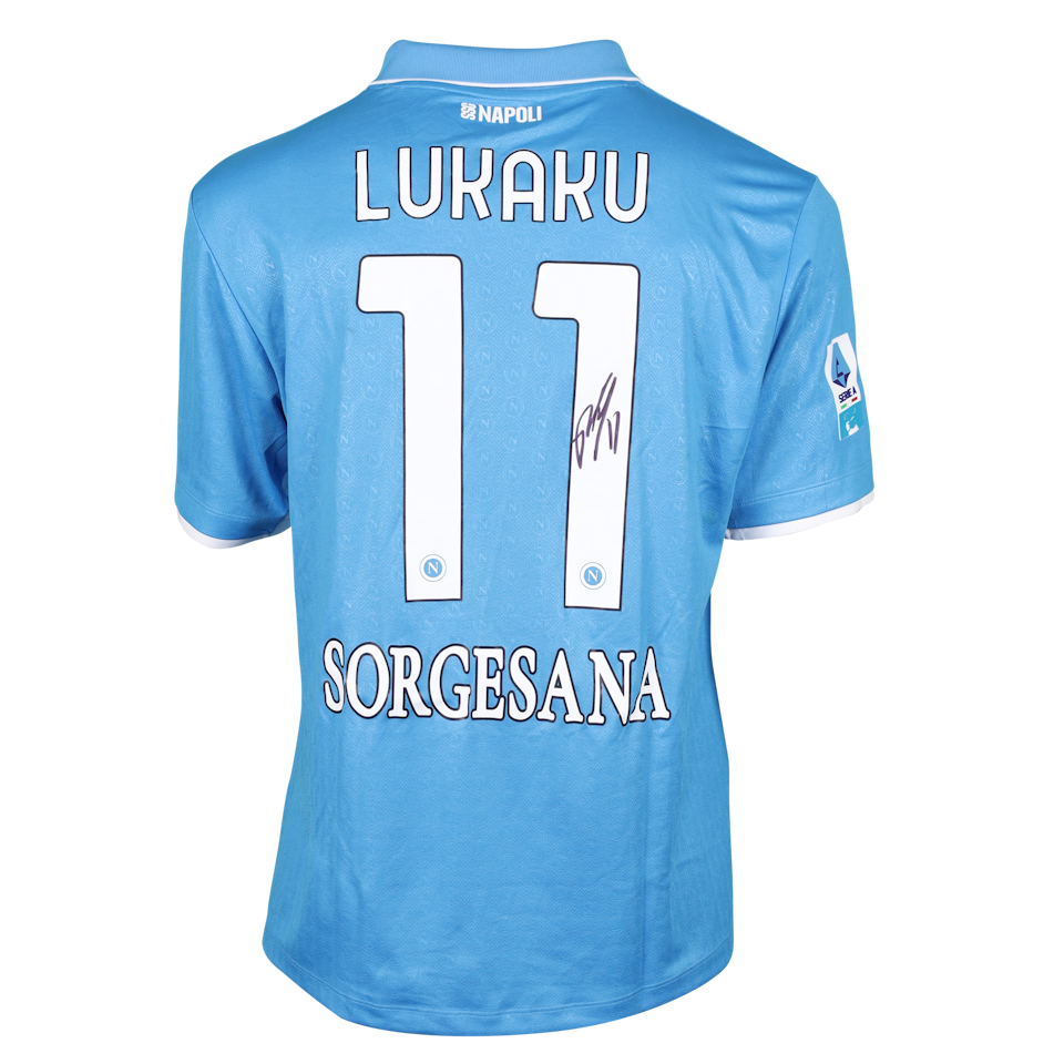 Romelu Lukaku Napoli shirt