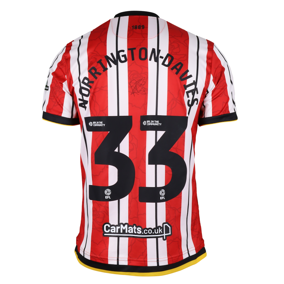 Rhys Norrington-Davies Sheffield United shirt