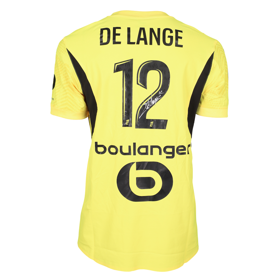 Maillot de Jeffrey de Lange (Olympique de Marseille)