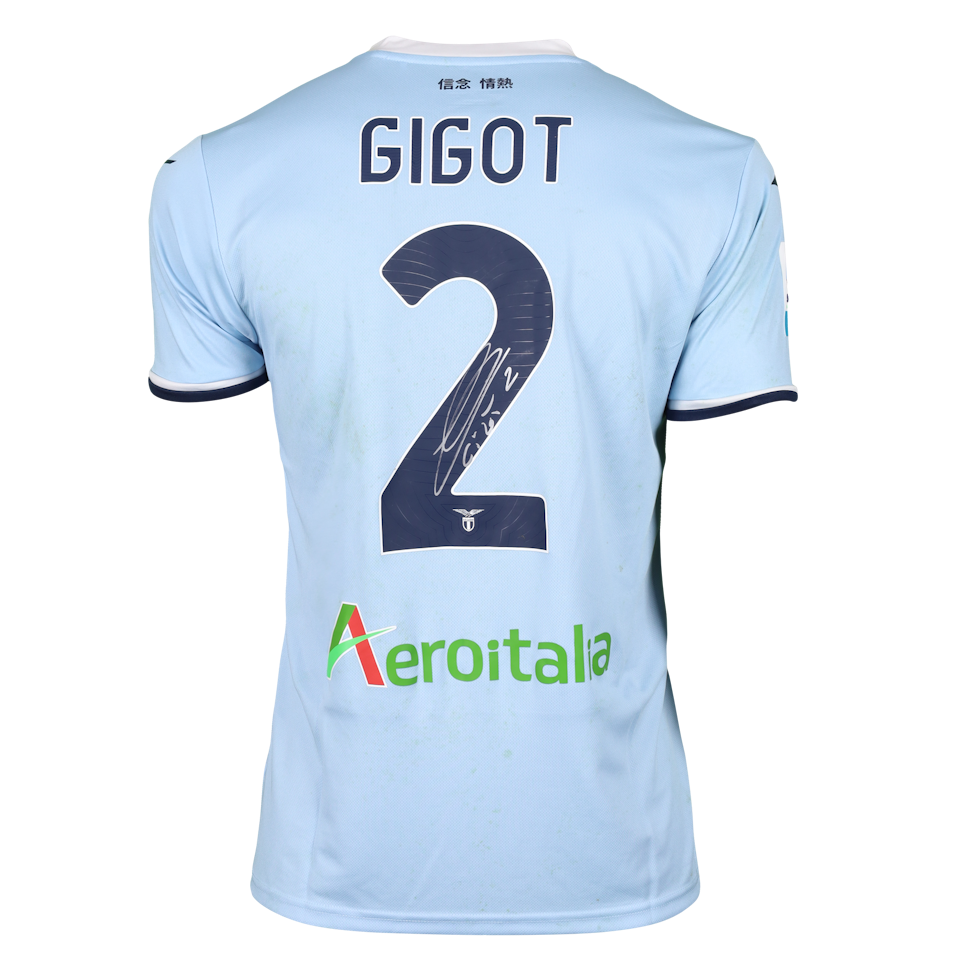 Samuel Gigot Lazio camisa.