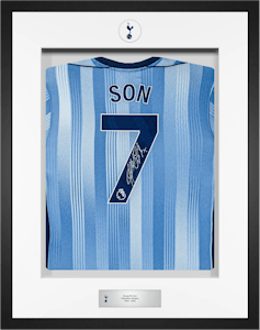 Heung-Min Son Signed Framed Away Shirt 2024/25 Classic