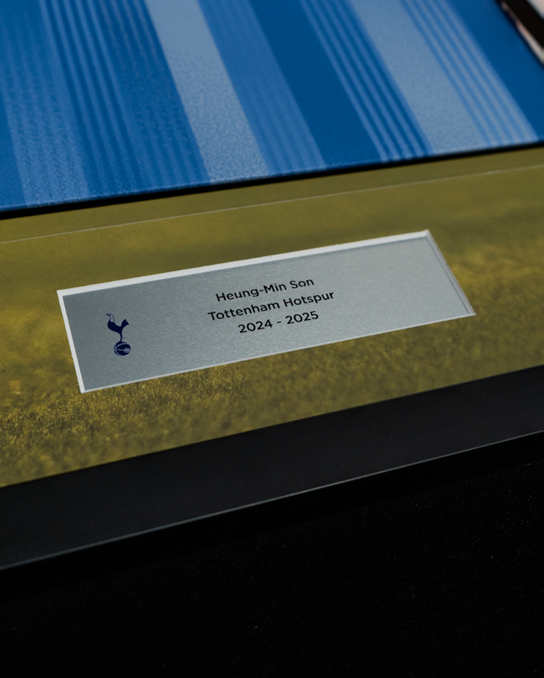 Heung-Min Son Signed Framed Away Shirt 2024/25 Premium