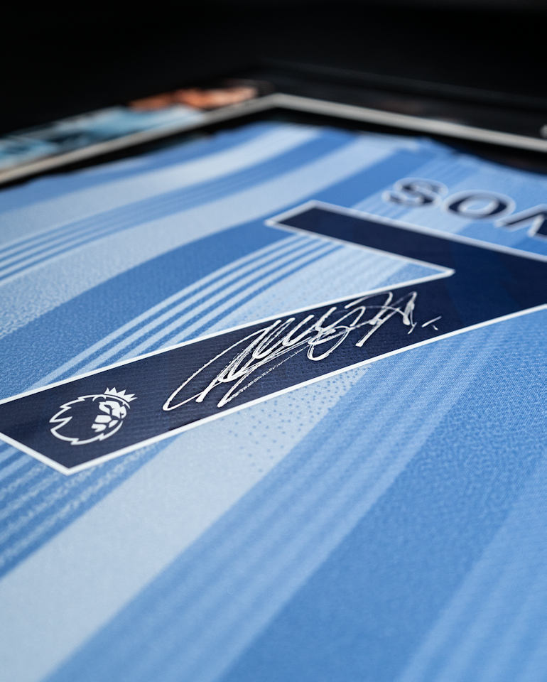 Heung-Min Son Signed Framed Away Shirt 2024/25 Premium