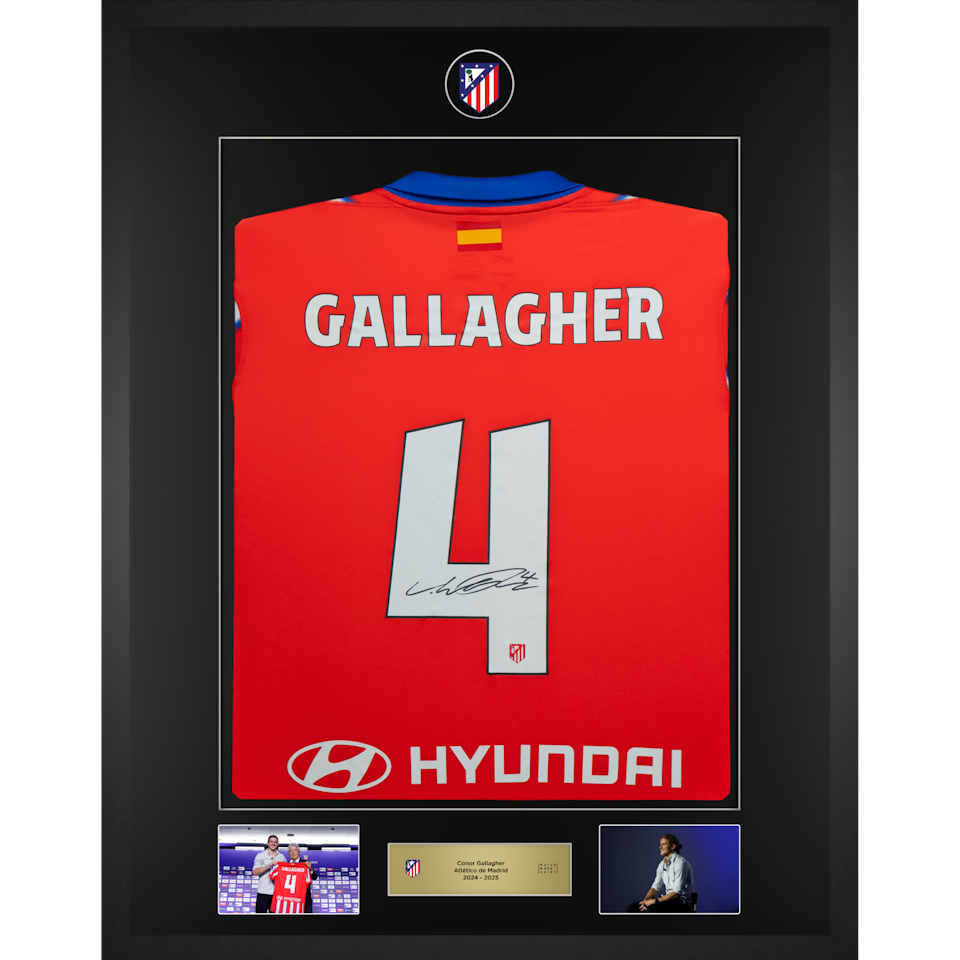 Framed Signed Conor Gallagher Shirt