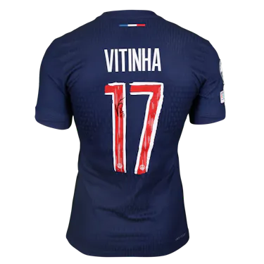 パリ・サンジェルマン VITINHA シャツ 17番 Vitinha | Salzburg - Paris Saint-Germain | MatchWornShirt