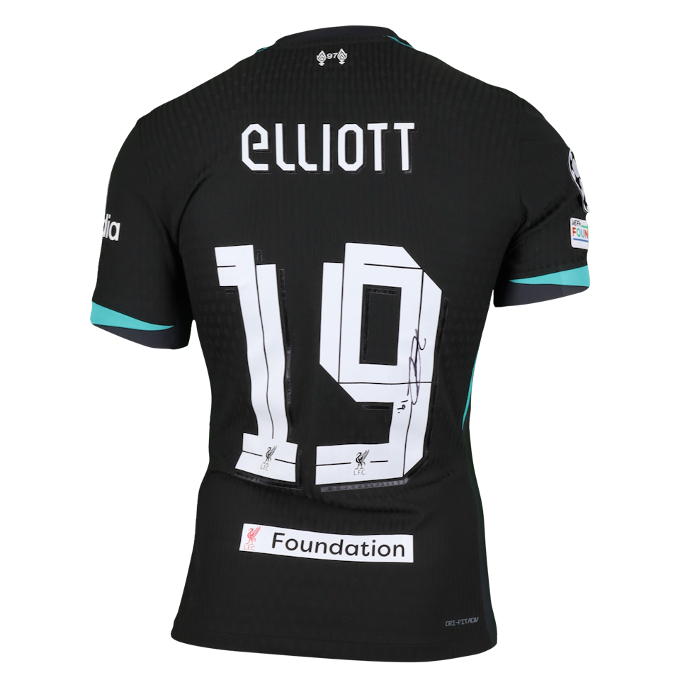 Harvey Elliot Liverpool shirt