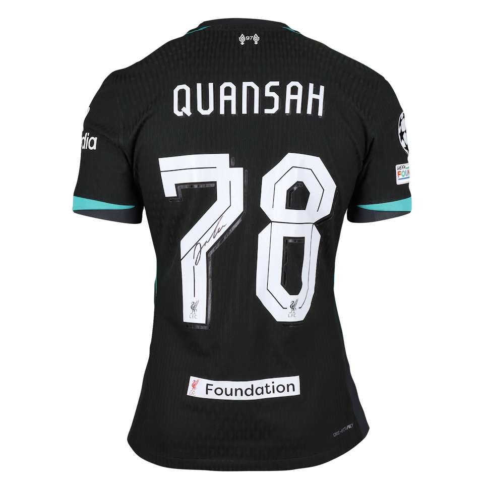 Jarell Quansah Liverpool shirt