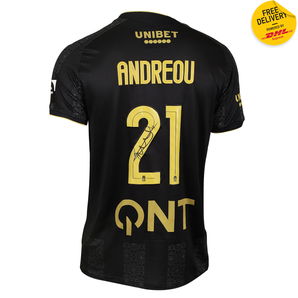 Stelios Andreou Sporting Charleroi jersey