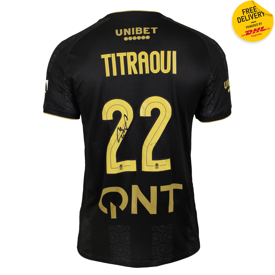 Yacine Titraoui Sporting Charleroi shirt