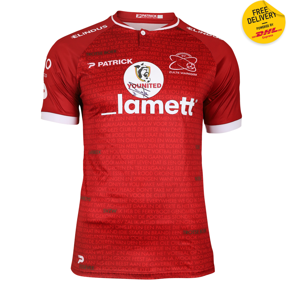 Anton Tanghe SV Zulte Waregem shirt