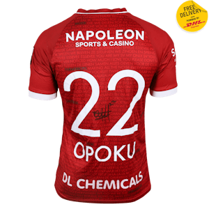 SV Zulte Waregem 팀의 Joseph Opoku 셔츠