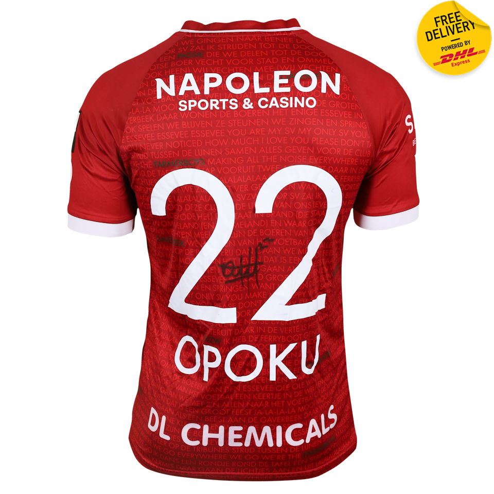 SV Zulte Waregem 팀의 Joseph Opoku 셔츠