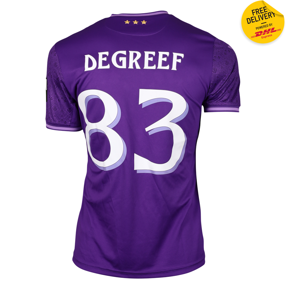 Tristan Degreef RSC Anderlecht jersey