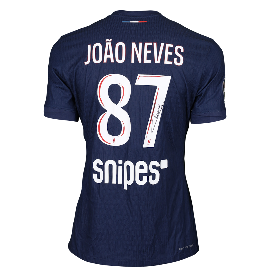 João Neves Paris Saint-Germain shirt