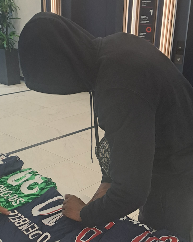 Ousmane Dembélé Paris Saint-Germain shirt
