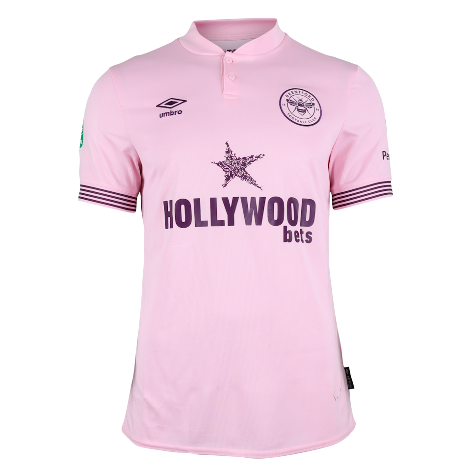 Mikkel Damsgaard Brentford shirt