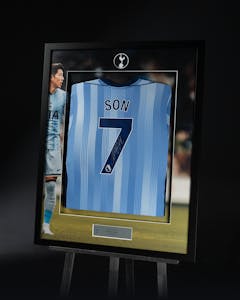 Heung-Min Son Signed Framed Away Shirt 2024/25 Premium