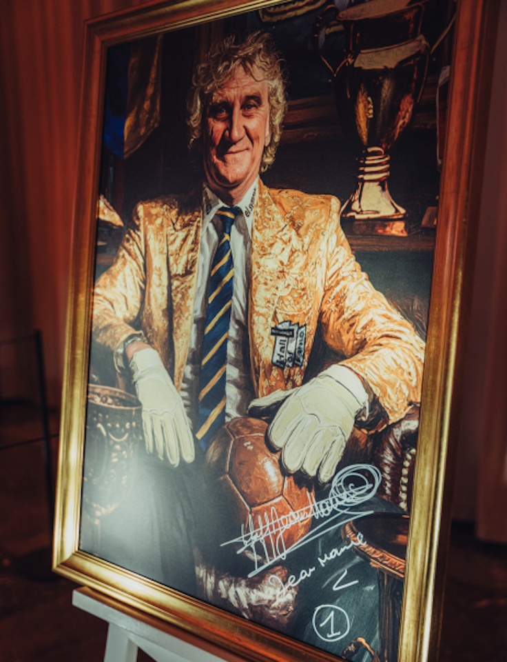 Exclusive and Signed Hall of Fame Portrait of Jean-Marie Pfaff