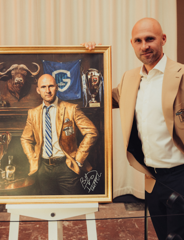 Exclusive and Signed Hall of Fame Portrait of Thomas Buffel