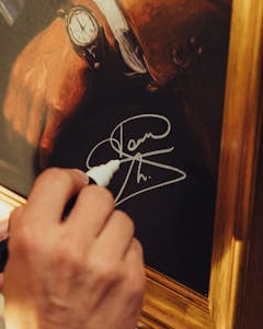 Exclusive and Signed Hall of Fame Portrait of Wesley Sonck