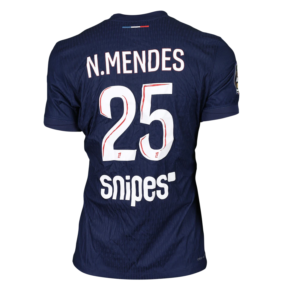 Camisola de Nuno Mendes, Paris Saint-Germain