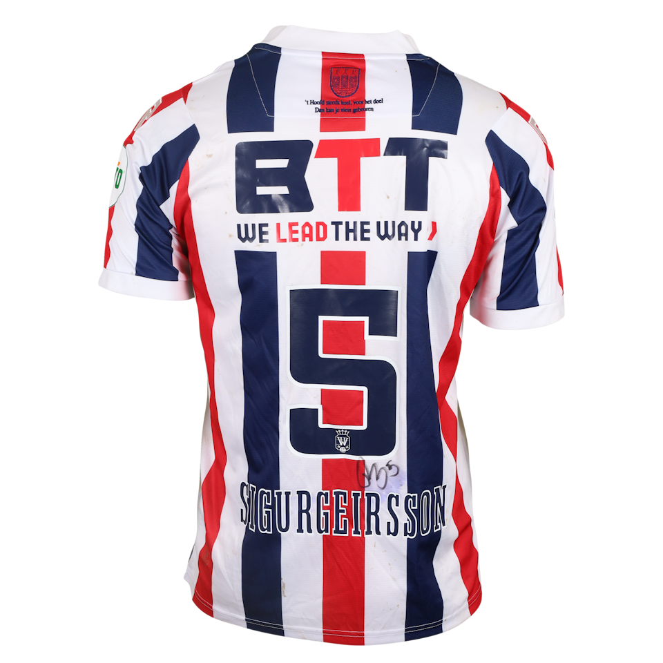 Rúnar Sigurgeirsson Willem II shirt