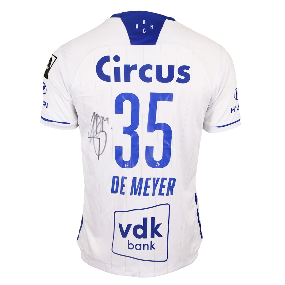 Gilles De Meyer KAA Gent camisa.