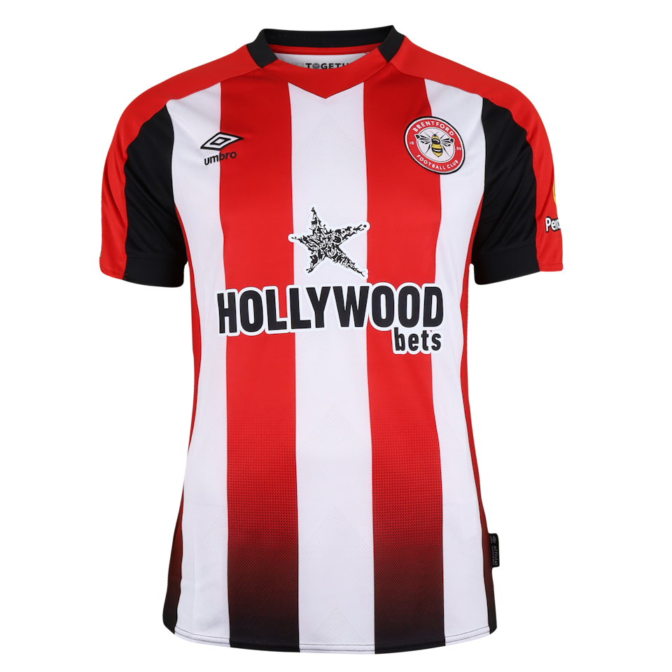 Bryan Mbeumo Brentford shirt