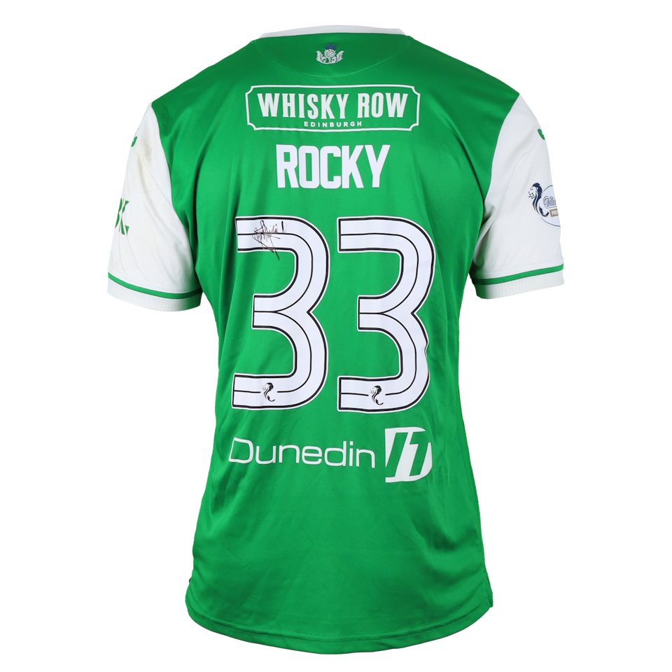 Rocky Bushiri Hibernian jersey