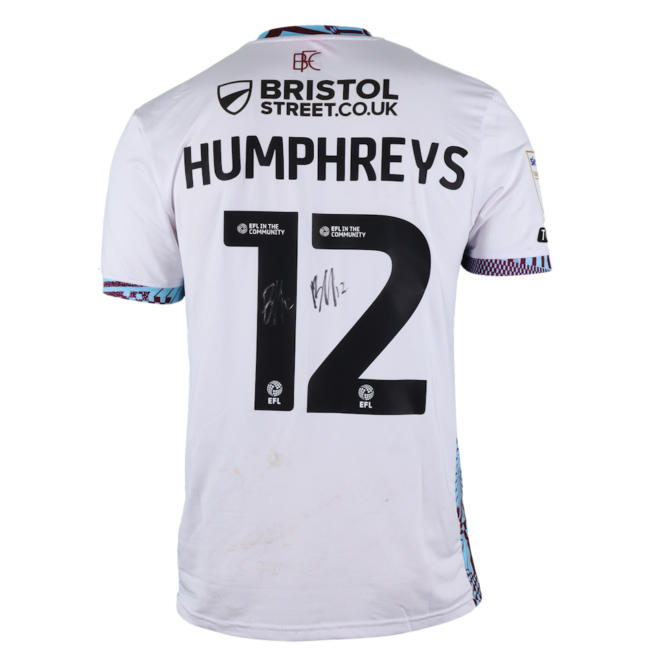 Bashir Humphreys Burnley shirt
