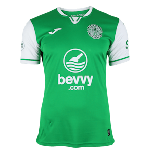 Luke Amos Hibernian jersey