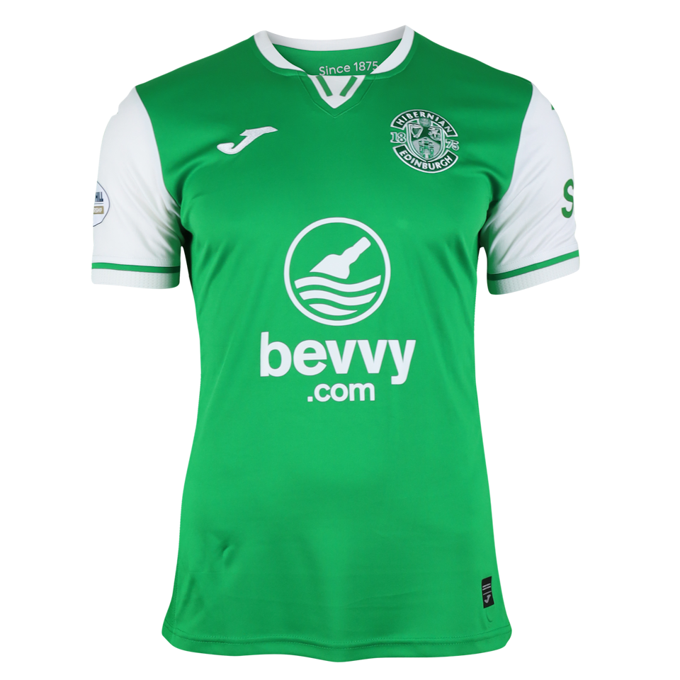 Luke Amos Hibernian jersey