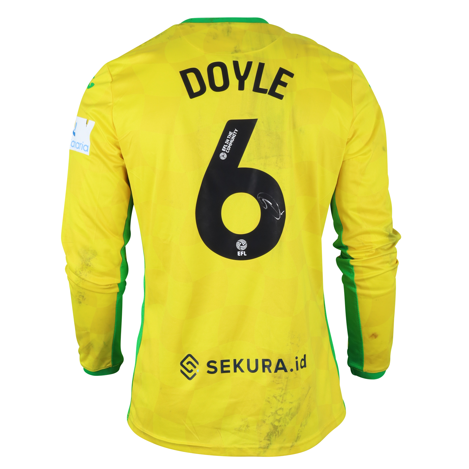 Callum Doyle Norwich City shirt