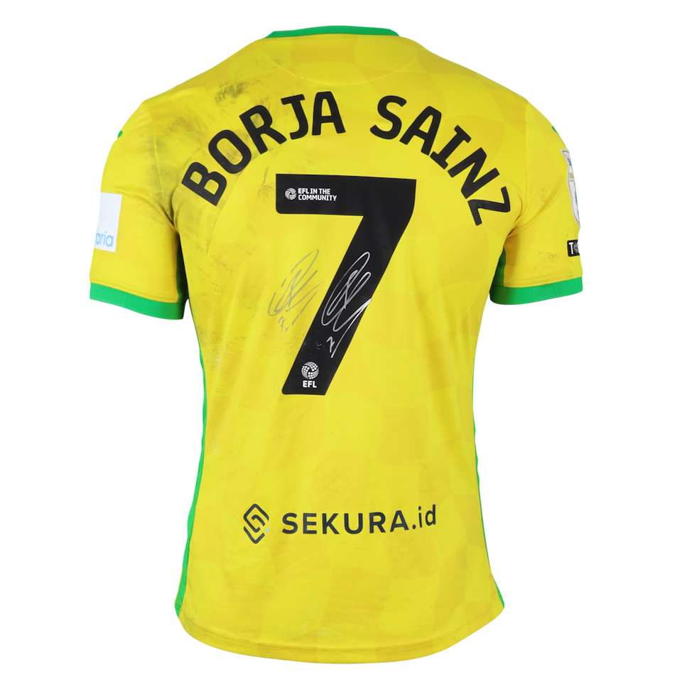 Borja Sainz Eguskiza Norwich City shirt