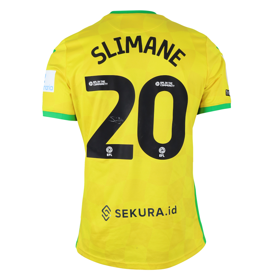 Anis Slimane Norwich City shirt