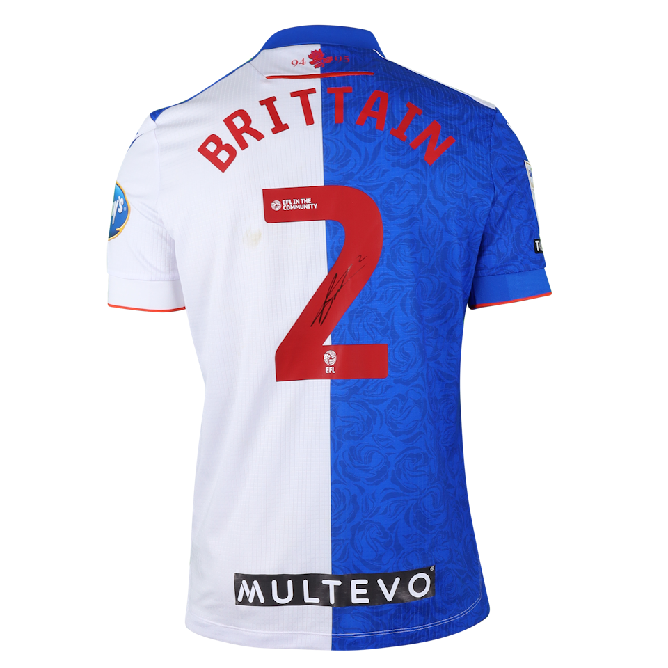 Callum Brittain Blackburn Rovers shirt
