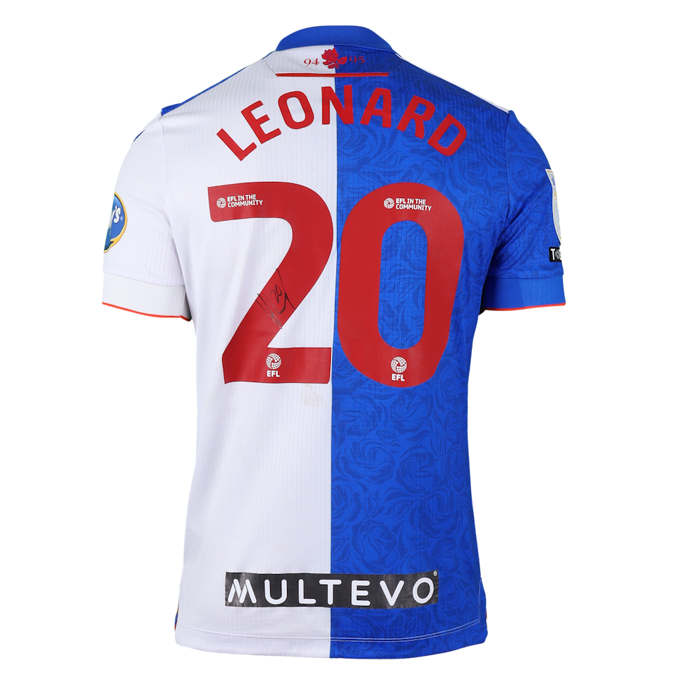 Harry Leonard Blackburn Rovers shirt