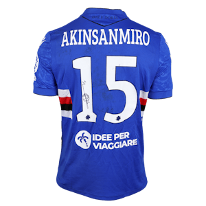 Ebenezer Akinsanmiro Sampdoria camisa.